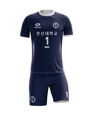 한신대학교 배구부 비상 네이비 컬러 변경 예시